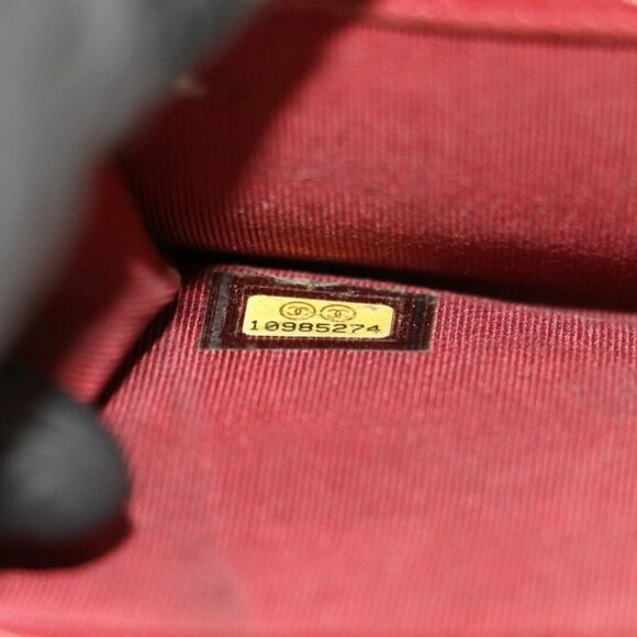 Chanel Red Caviar Leather Billfold Vintage 2005 Wallet - Picture 8 of 16